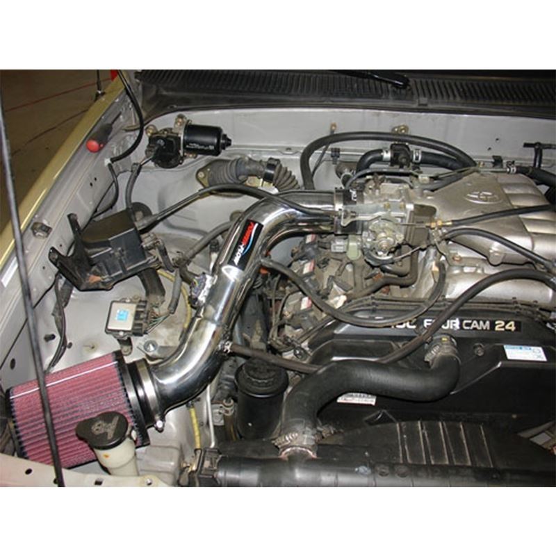 Injen 99-04 4Runner Tacoma 3.4L V6 only Wrinkle Black Power-Flow Air Intake System (PF2055WB)