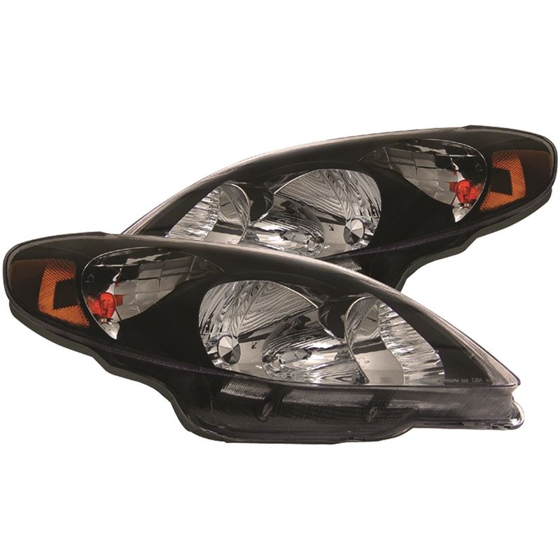 ANZO USA 2003-2008 Toyota Matrix Crystal Headlights Black (121133)