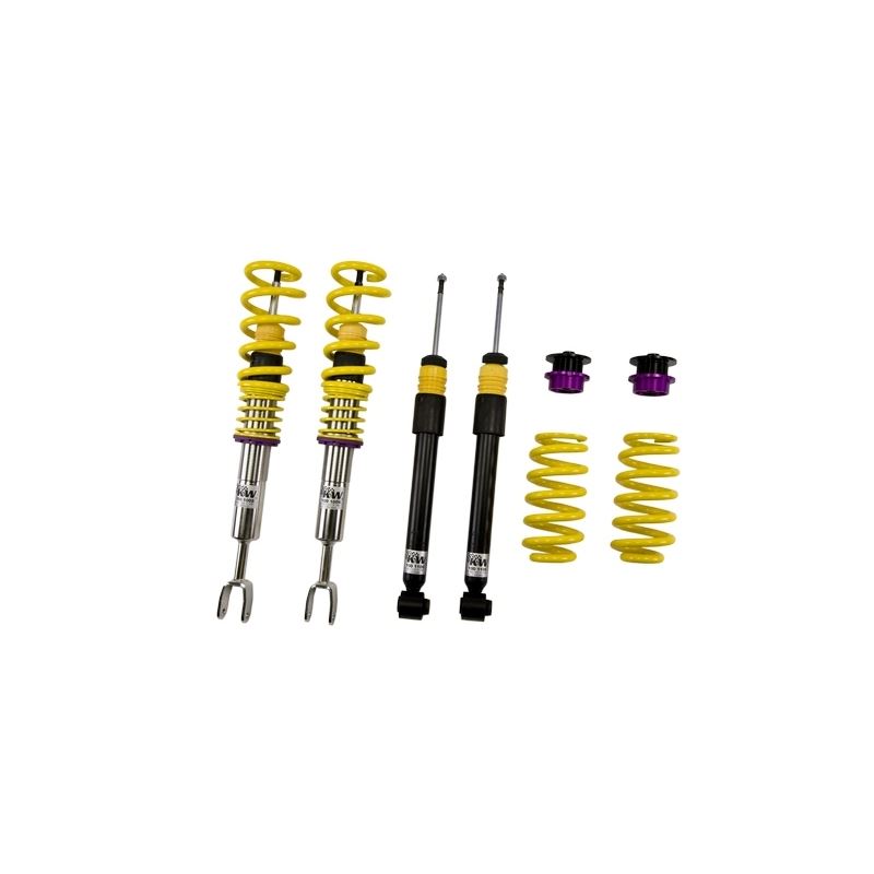 KW Suspension Coilover Kit V1 for Audi A4 (8E/B6 8H QB6) Avant/Convertible Quattro all engines (10210058)