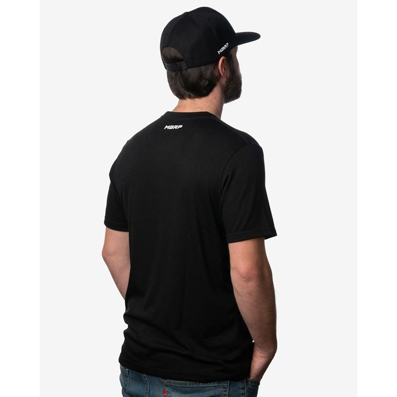 MBRP Exhaust T-Shirt. Square Logo. Black. XL (A6286)