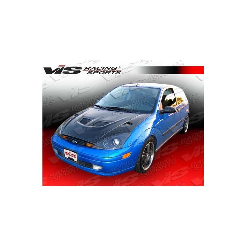 VIS Racing EVO Style Black Carbon Fiber Hood (00FDFOC2DEV-010C)