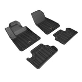 3D Maxpider 21-23 Polestar 2 Elitect 1st & 2nd Row Floormats - Black (E1PS00001809)