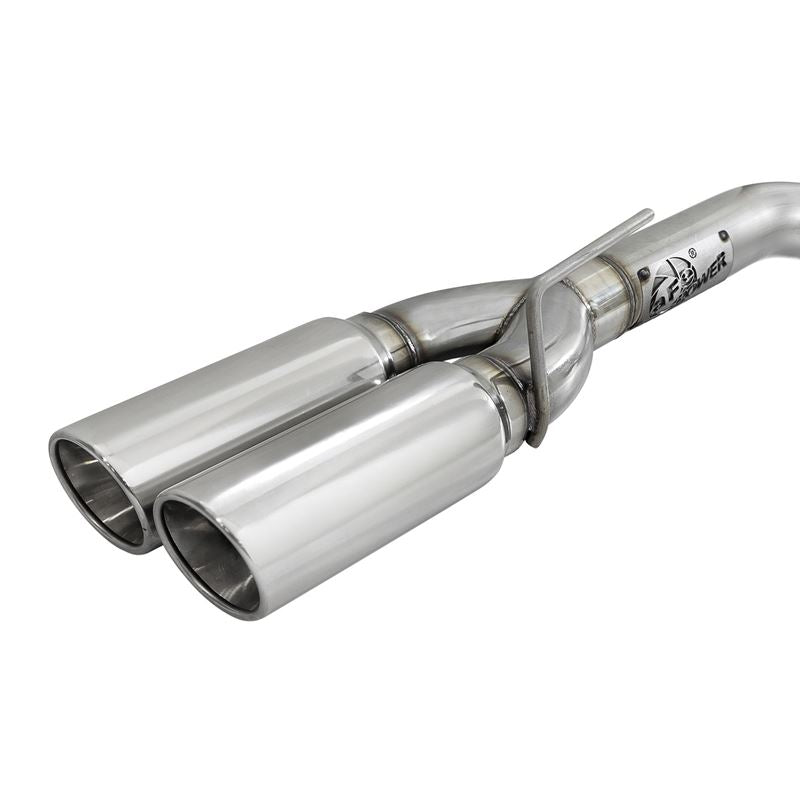 aFe Vulcan Series 3 IN 304 Stainless Steel DPF-Back Exhaust System w/Polished Tip for 2020-2021 Chevrolet Silverado 1500(49-34130-P)