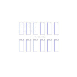 King Engine Bearings Connecting Rod Bearing Set for 1975-1983 Jeep Cherokee (CR6869SI)