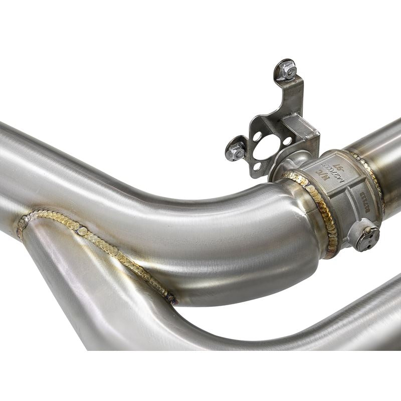 aFe MACH Force-XP 3-1/2 IN 304 Stainless Steel Cat-Back Exhaust w/ Black Tip (49-36342-B)