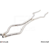 GTHAUS LSR Mid Resonator Delete Pipes Stainless for 2014-2016 BMW X5(BM3023001)