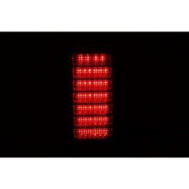 ANZO USA 2003-2009 Hummer H2 LED Taillights Red/Clear (311068)