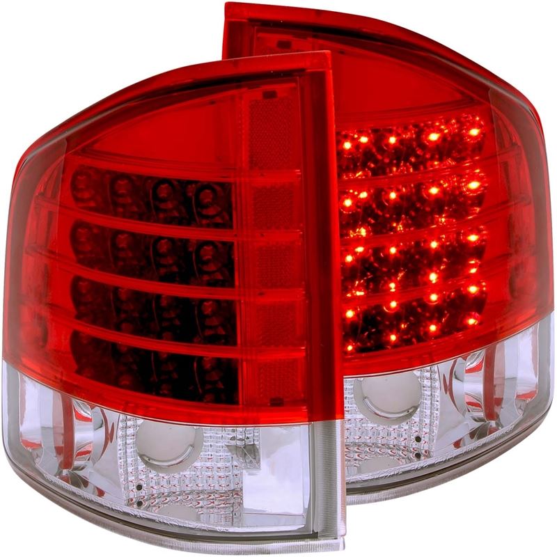 ANZO USA 1995-2005 Chevrolet S-10 LED Taillights Red/Clear (311013)