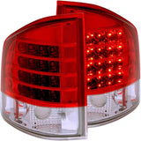 ANZO USA 1995-2005 Chevrolet S-10 LED Taillights Red/Clear (311013)