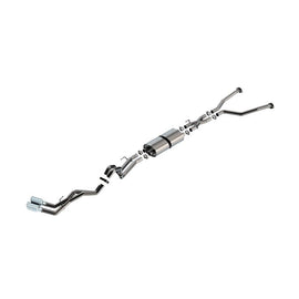 Borla 22-24 Toyota Tundra 3.4L V6 (Inc. Hybrid) Ext. Cab/STD Bed/145.7in WB S-Type Cat-Back - Chrome (140939)