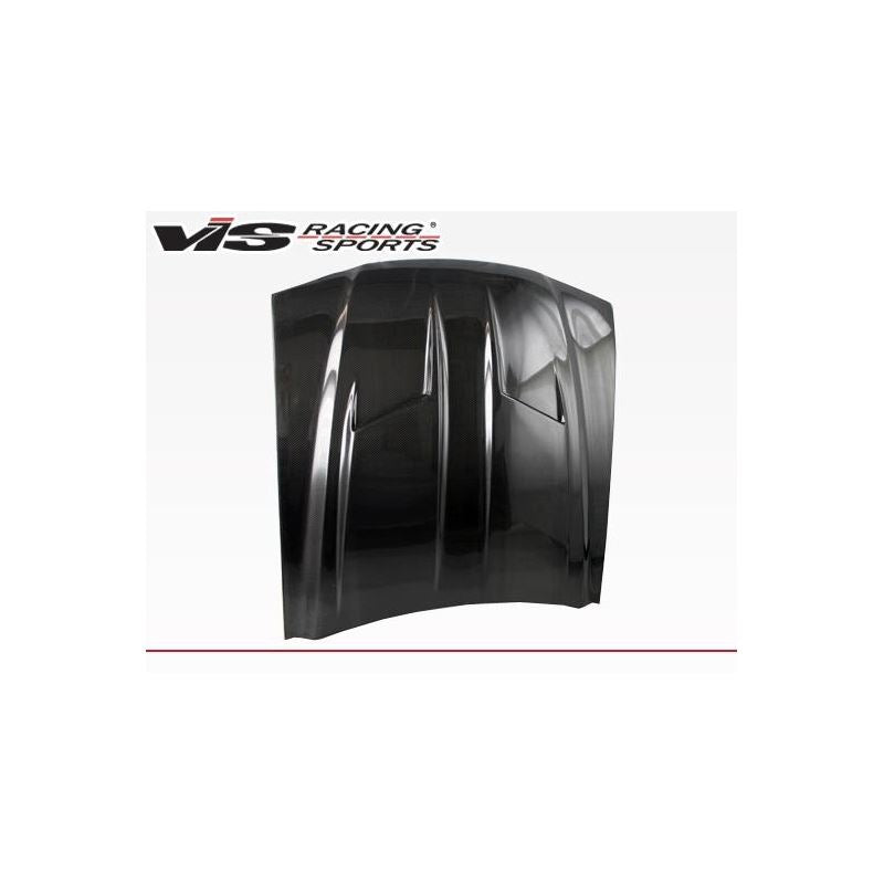 VIS Racing Stalker 2 Style Black Carbon Fiber Hood (94FDMUS2DSTK2-010C)