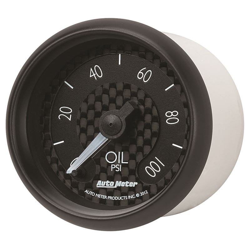 AutoMeter GT Series 52mm Full Sweep Electronic 0-100 PSI Oil Pressure Gauge (8053)