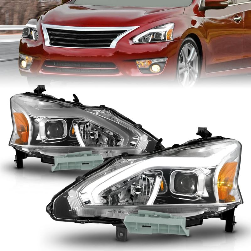 ANZO USA Projector Headlight for Nissan Altima 13-15 (121570)