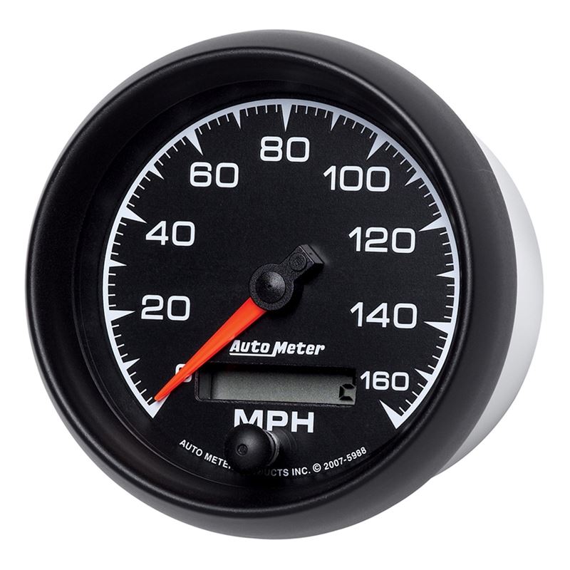 AutoMeter ES 85.7mm In-Dash Speedometer Elec. Programmable 160mph Gauge (5988)