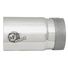 Load image into Gallery viewer, aFe MACH Force-Xp 304 Stainless Steel Clamp-on Exhaust Tip Polished Right Side Exit (49T35404-P07)