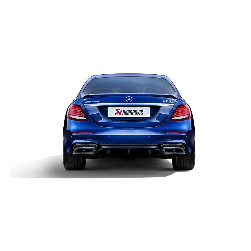 Akrapovic 16-17 AMG C63 Coupe Evolution Line Cat Back (Titanium) w/ Carbon Tips (Req. Link Pipe) (MTP-ME/T/3H)