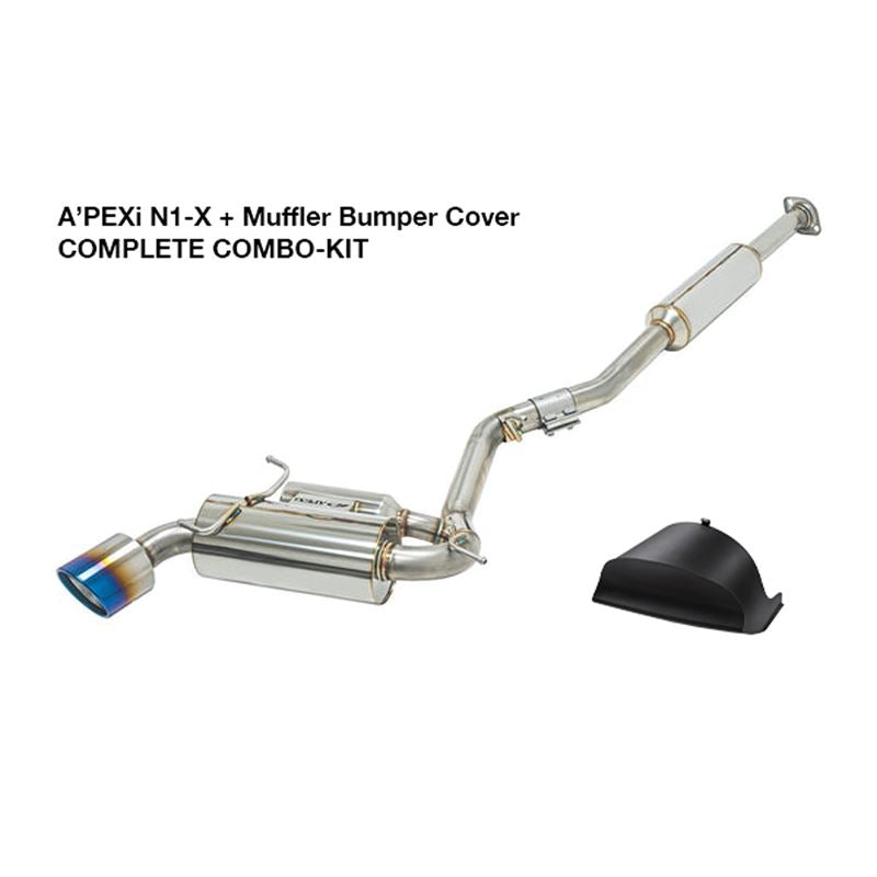 APEXi N1 Evolution-X Exhaust, Scion FR-S / 86 / GR86 2013+, w/ Titanium Tip (Single) (164-T010J)