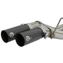 Load image into Gallery viewer, aFe Rebel Series 3 IN 409 Stainless Steel Cat-Back Exhaust System w/Black Tip (49-43091-B)