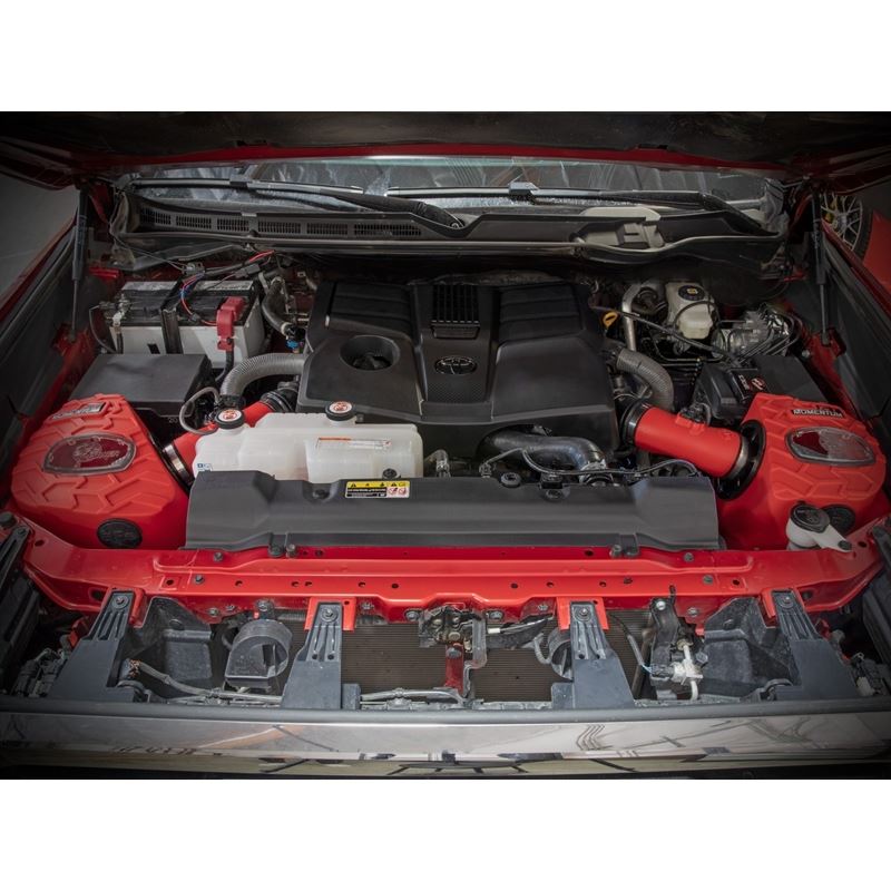 aFe Momentum GT Pro Dry S Intake System 22-23 Toyota Tundra V6-3.4L (tt) Red Edition (50-70100DR)