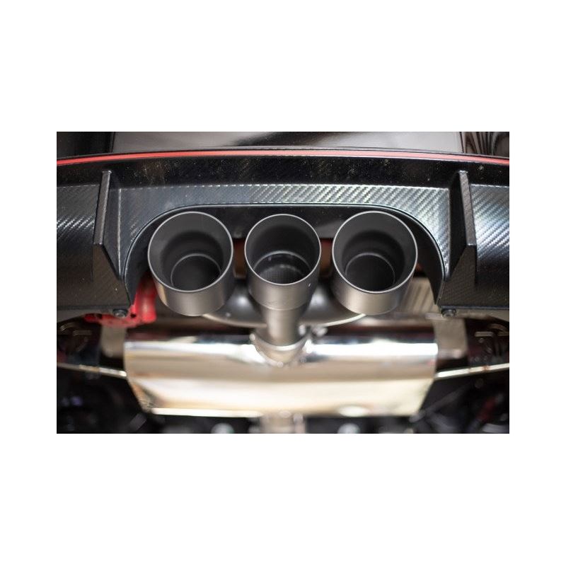 Thermal R&D 2017 - 2021 Honda Civic Type R - Catback/Frontpipe Exhaust System, Black Tip (B182-C190)