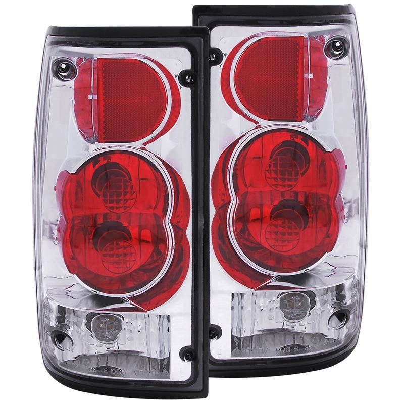 ANZO USA 1989-1995 Toyota Pickup Taillights Chrome (211130)