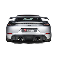 Load image into Gallery viewer, Akrapovic Tail Pipe Set, Black Titanium for 2020+ Porsche 718 Cayman GT4 (TP-T/S/28)