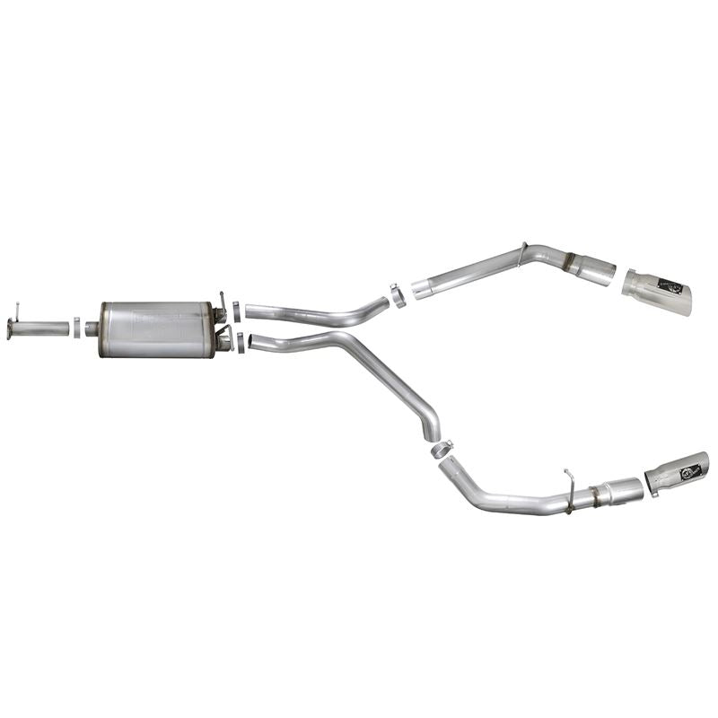 aFe MACH Force-Xp 3 IN Stainless Steel Cat-Back Exhaust System w/ Dual Polish Tips (49-42059-P)