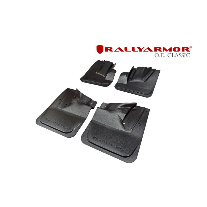 Rally Armor Black Mud Flap/Black Logo for 2008-2014 Subaru Impreza (MF30-OEC-BLK)