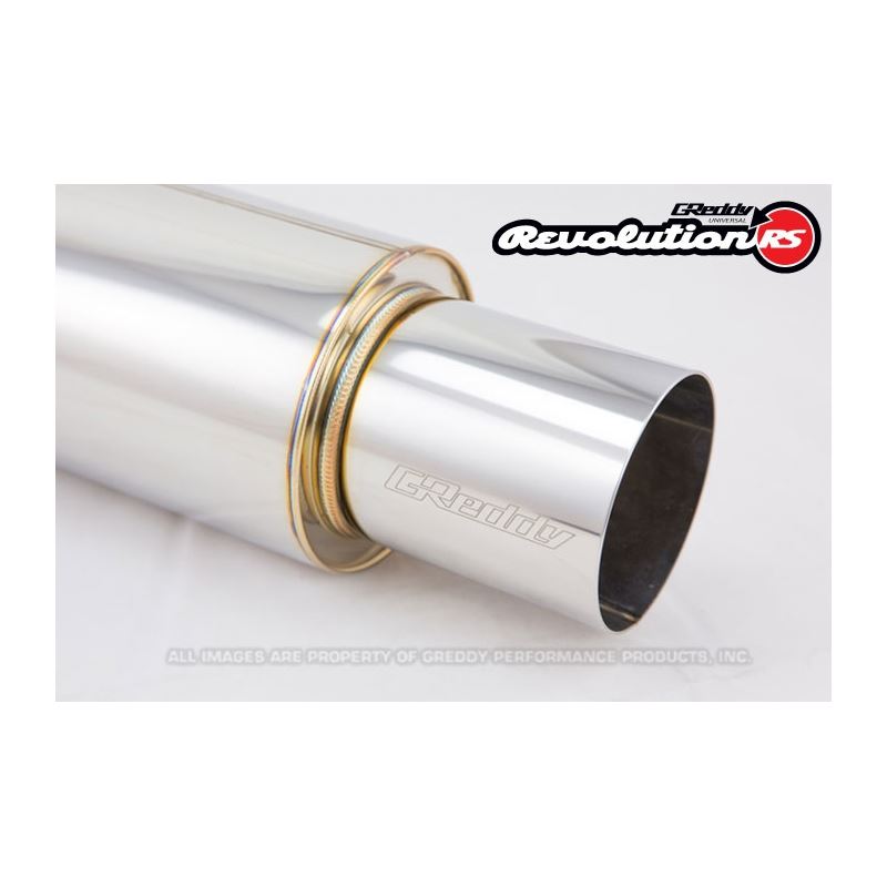 GReddy REVOLUTION UNIVERSAL MUFFLER 2.5" 3-LT TIP (11001126)