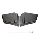 AMS Infiniti Q50 / Q60 Red ALPHA Matte Carbon Rear Engine Bay Cover Set (ALP.28.06.0003-1)