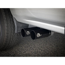 Load image into Gallery viewer, aFe Rebel Series 3 IN to 2-1/2 IN 409 Stainless Steel Cat-Back Exhaust w/ Black Tip (49-44098-B)