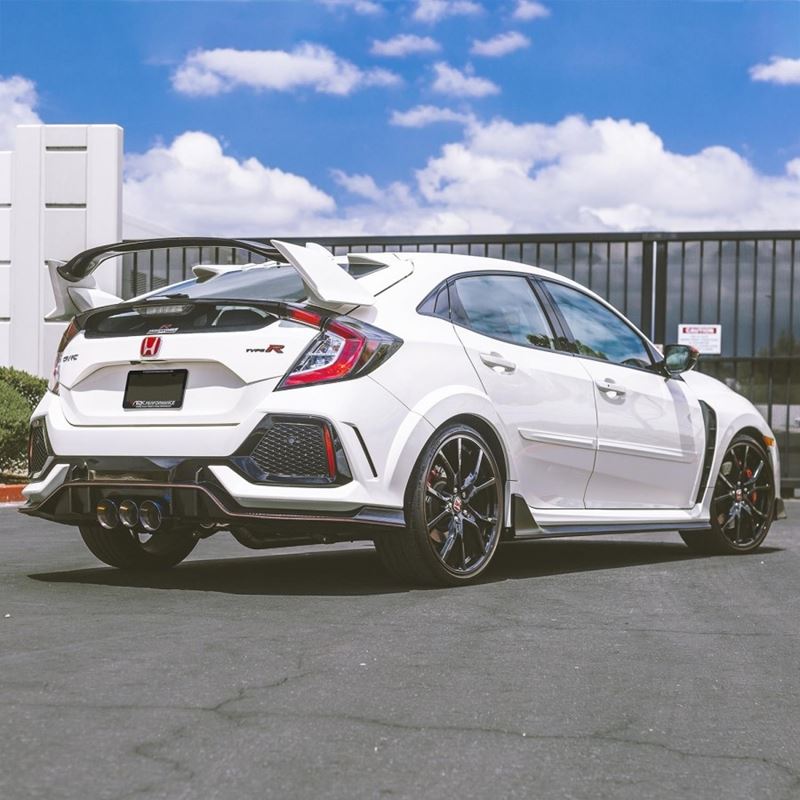 Ark Performance DT-S Exhaust System for 2017+ Honda Civic Type-R, Burnt Tip (SM0608-0217D)