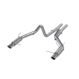 MBRP Exhaust 3in. Cat Back Dual Split Rear Race Version T-409 Stainless Steel (S7264409)