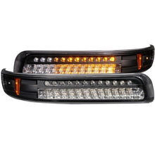 Load image into Gallery viewer, ANZO USA 1999-2002 Chevrolet Silverado 1500 LED Parking Lights Black w/ Amber Reflector (511055)