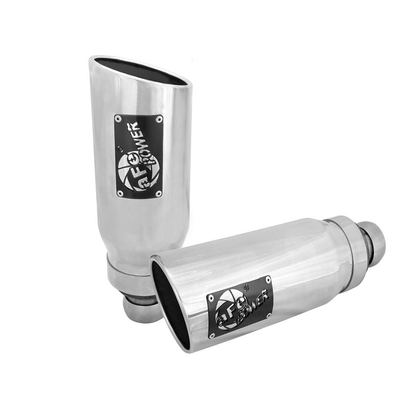 aFe MACH Force-Xp 304 Stainless Steel OE Replacement Exhaust Tip Polished (49C42046-P)