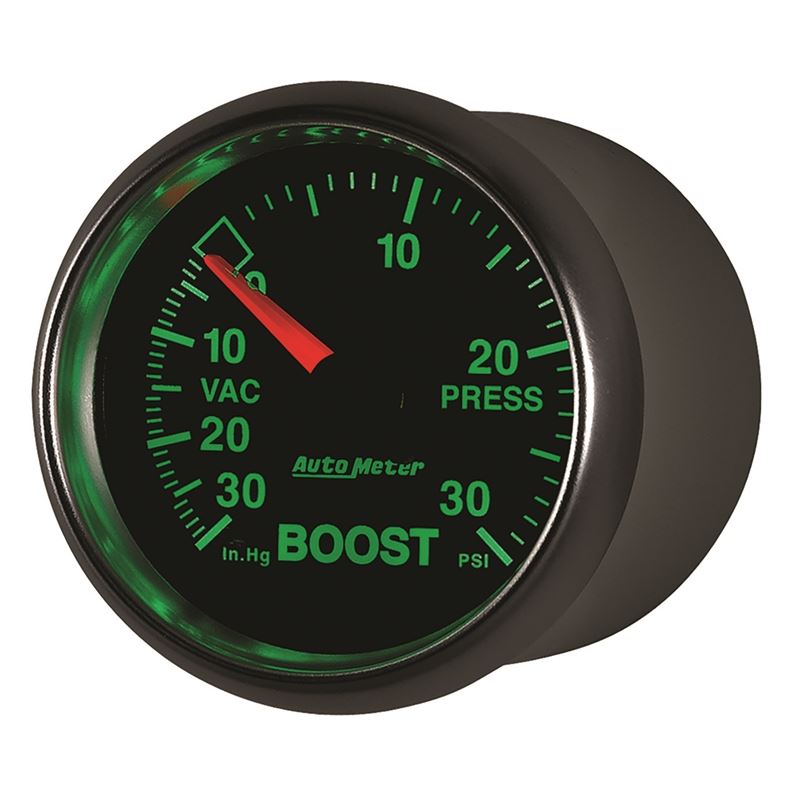 AutoMeter GS 52mm 30 In Hg.-Vac/30 PSI Mechanical Vacuum/Boost Gauge (3803)