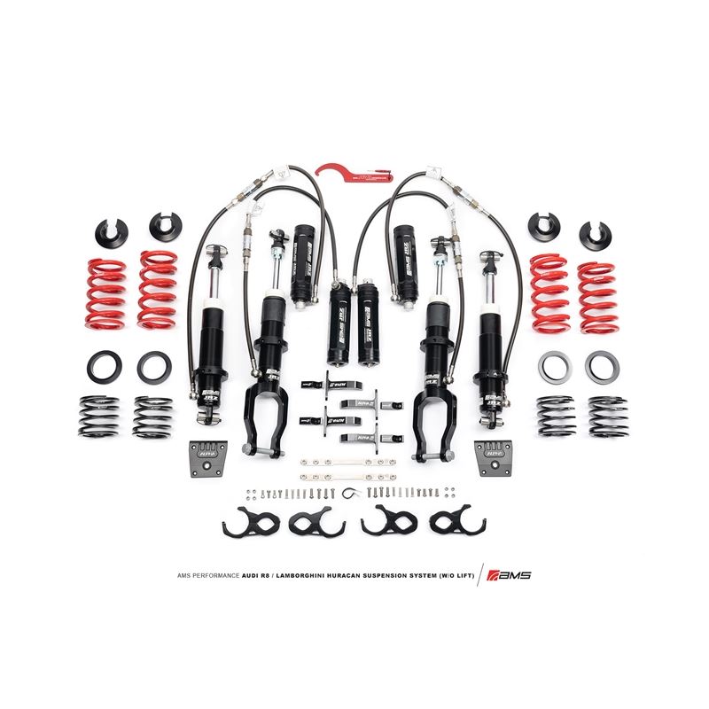 AMS Performance 2015+ Lamborghini Huracan/ 2017+ Audi R8 Suspension System, Without Lift (ALP.37.11.0003-1)