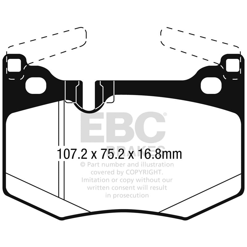 EBC Greenstuff 2000 Series Sport Brake Pads (DP22261)