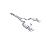 MBRP Exhaust 3in. Cat Back with Quad 4in. Dual Wall Tips Street Version AL (S7280AL)