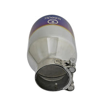 Load image into Gallery viewer, Takeda 304 Stainless Steel Clamp-on Exhaust Tip Blue Flame (49T25454-L07)