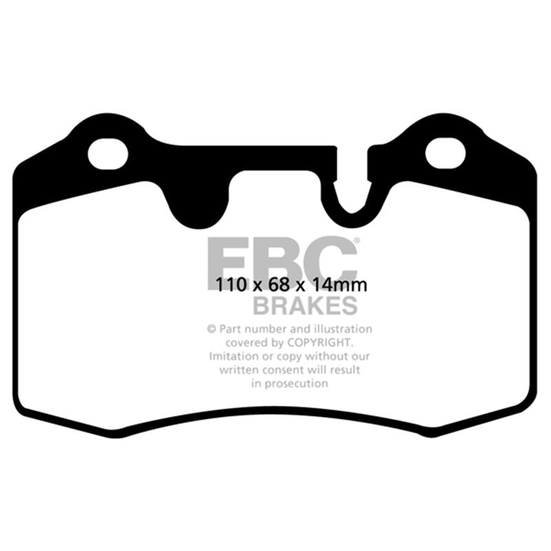 EBC Redstuff Ceramic Low Dust Brake Pads (DP31909C)