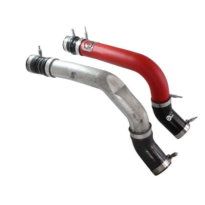 aFe BladeRunner 3 IN Aluminum Hot Charge Pipe Red (46-20138-R)