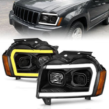 Load image into Gallery viewer, ANZO USA Projector Headlight Set for 2005-2007 Jeep Grand Cherokee (111543)