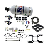 Nitrous Express Dry,Quad Stage Billet Crossbar Plate System 100-2000HP (4500 Flange) W/10Lb Bottle (66447-10)