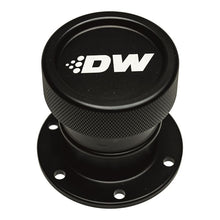 Load image into Gallery viewer, DeatschWerks Straight Filler Neck w/Cap - Matte Black(6-03-FST-STRAIGHT)