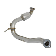 Load image into Gallery viewer, aFe POWER Direct Fit 409 Stainless Steel Rear Driver Catalytic Converter (47-46004)