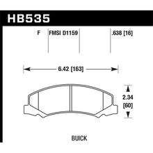 Load image into Gallery viewer, Hawk Performance HPS Brake Pads (HB535F.638)