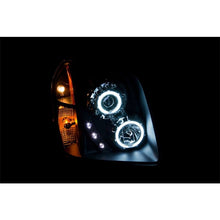 Load image into Gallery viewer, ANZO USA 2007-2014 Gmc Yukon Projector Headlights w/ Halo Black (CCFL) (111148)