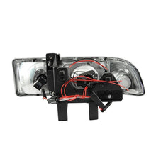 Load image into Gallery viewer, ANZO USA 1998-2005 Chevrolet S-10 Projector Headlights w/ Halo Black (111015)