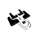 Rally Armor Black Mud Flap/White Logo for 2015-2019 Volkswagen Golf (MF37-UR-BLK/WH)